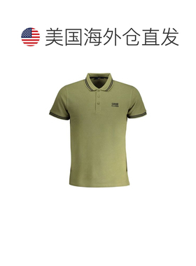 自营Cavalli Class Cotton Men Polo Men's Shirt - green 美国奥