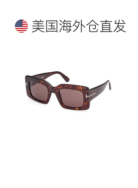 自营tom fordFT1188 52E深色哈瓦那/棕色-深色哈瓦那 美国奥莱直