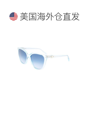 自营salvatore ferragamoFerragamo女士Gancini 56mm太阳镜-蓝色