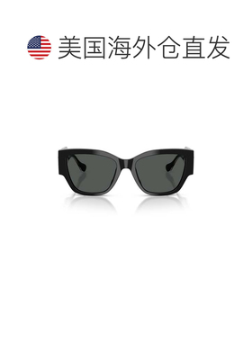 自营versaceOversized Square Frame Sunglasses with Gold-Tone