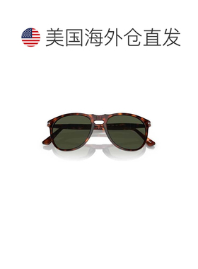 自营persol0po9649s Classic Round Frame Tortoiseshell Sunglas
