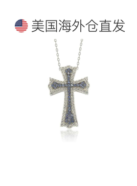 自营Suzy Levian Sterling Silver Pink Sapphire and Diamond Ac
