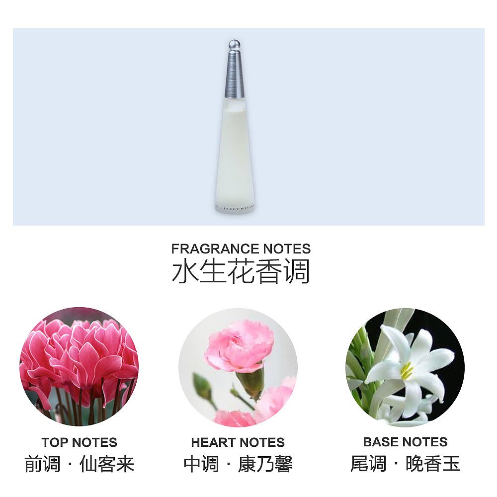 天猫国际美国直购美国直邮IsseyMiyake三宅一生一生之水女士淡香水25ml/50ml/100ml2