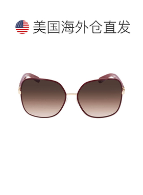 自营Salvatore Ferragamo Bordeaux Gradient Square Ladies Sung