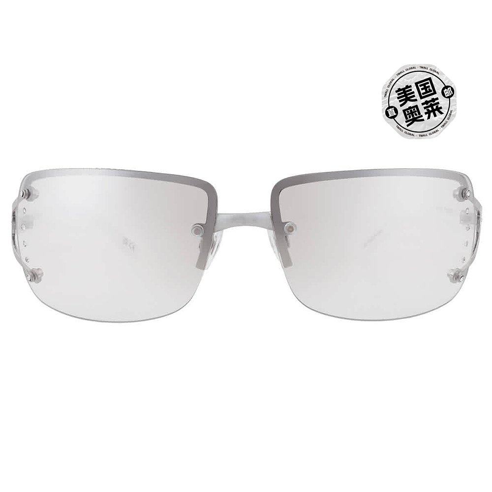 自营Nine West S04601RDF022 Silver Rectangular Ladies Sunglas - 图0