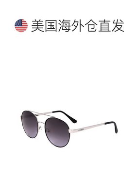 自营Guess Women's Factory 53mm Sunglasses - shiny light nick