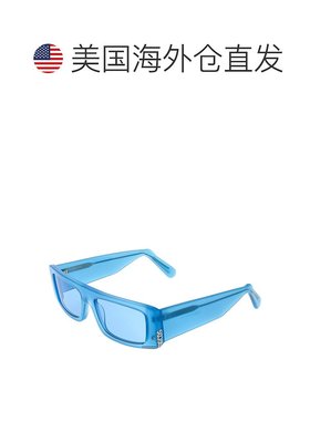 自营 GCDS 男女通用太阳镜 - 蓝色 美国奥莱直发