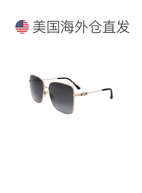 自营Jimmy Choo 女士 HESTER 59 毫米太阳镜 - 金色 美国奥莱直发