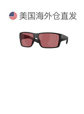 自营Costa del Mar男士63 mm哑光黑色太阳镜-哑光黑色 美国奥莱直