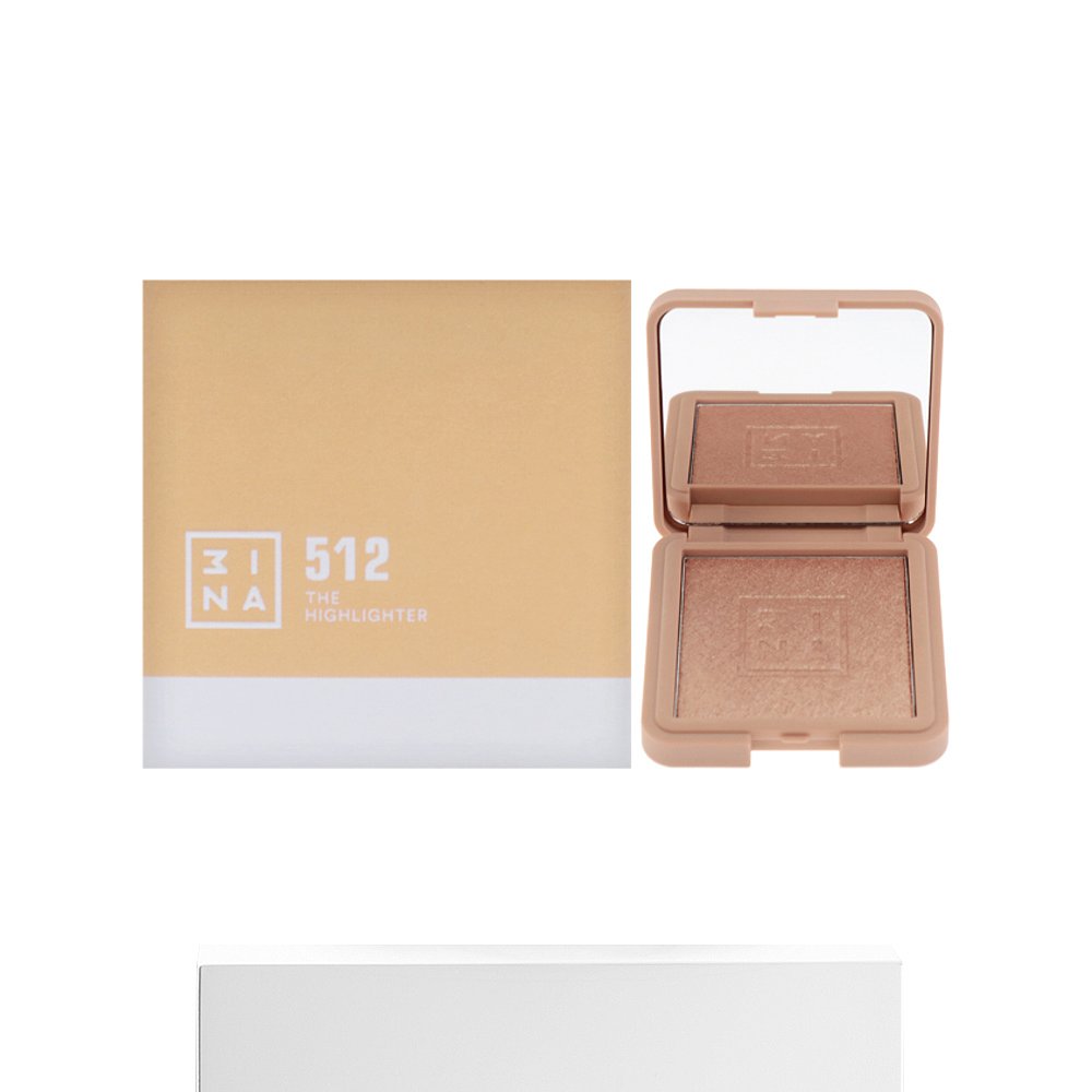美国直邮3INA米娜主角-512金色女士高光-6g正品 - 图3