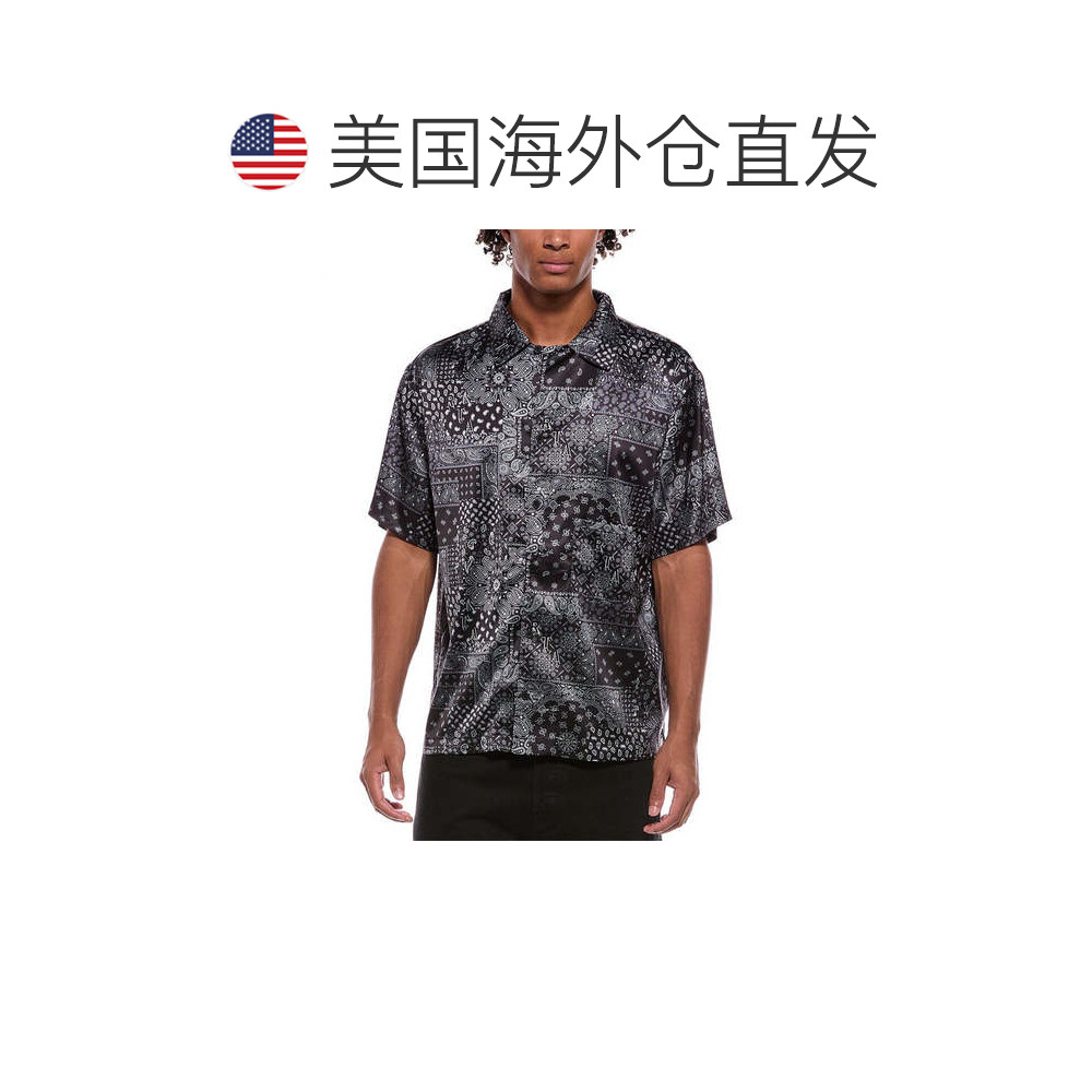 自营RtA George衬衫-黑色 美国奥莱直发