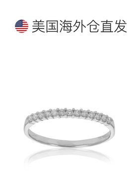 自营 vir jewels1/6 克拉圆形切割实验室培育钻石结婚订婚戒指 .9