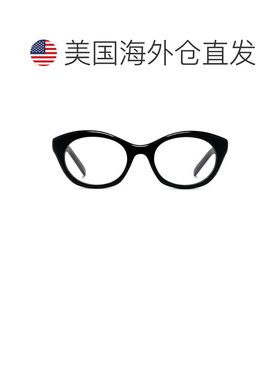 自营givenchyGv50108i金色细节超大号圆形太阳镜-黑色 美国奥莱直