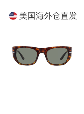 自营Persol Green Square Ladies Sunglasses PO3308S 24/31 51 -