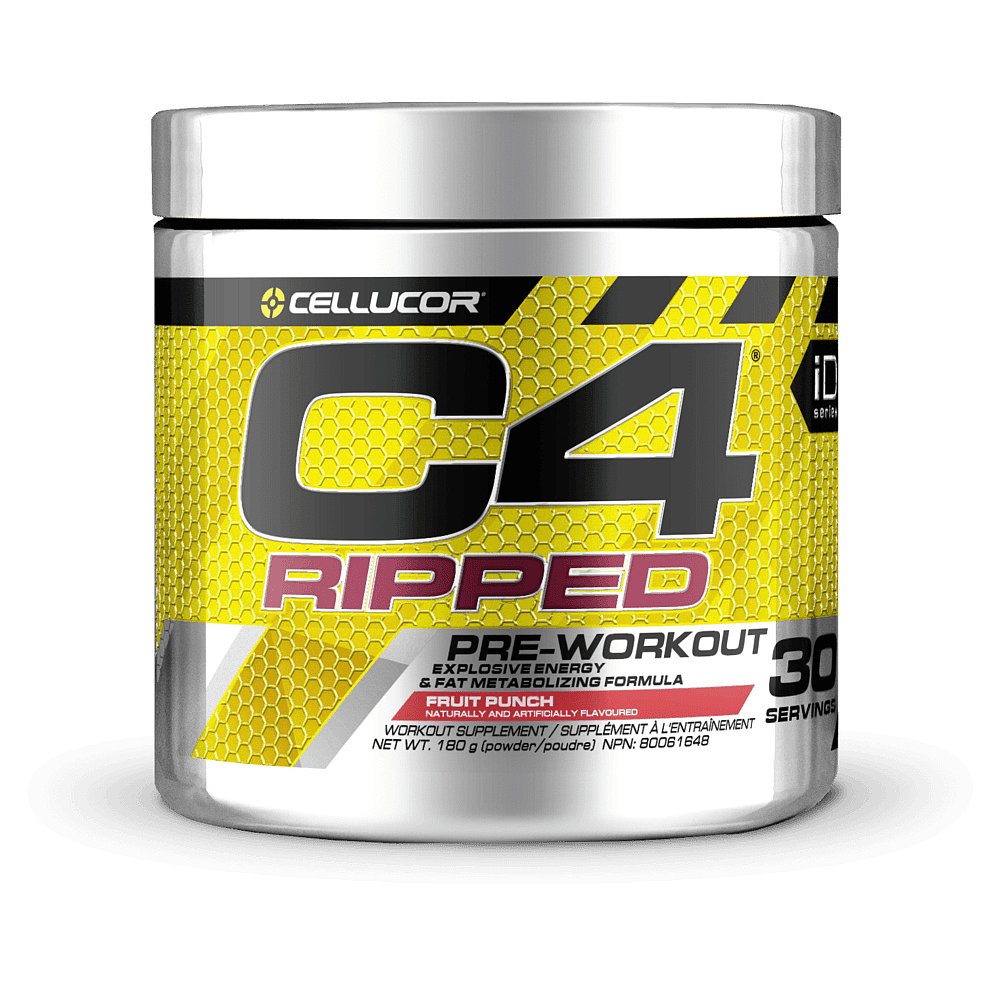 加拿大直邮Cellucor C4 Ripped 锻炼前 - 水果宾治（180 克） - 图1