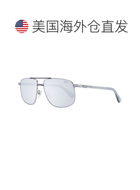 自营BMW Metal Men's Sunglasses - gray 美国奥莱直发