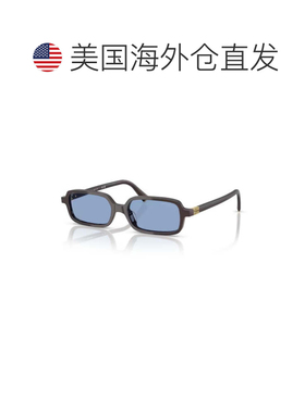 自营miu miu0mu 11zs Rectangular Black Acetate Sunglasses - b
