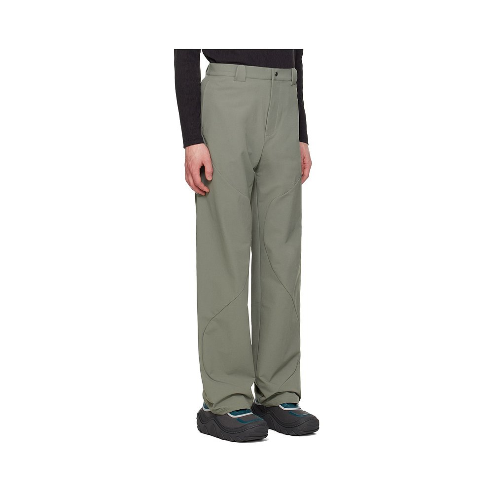 1h可退 香港直邮潮奢 Uncertain Factor 男士 绿色 Roll 长裤 UF2 - 图0