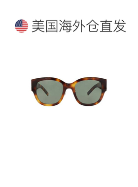 自营saint laurent猫眼镜框醋酸纤维太阳眼镜-绿色 美国奥莱直发