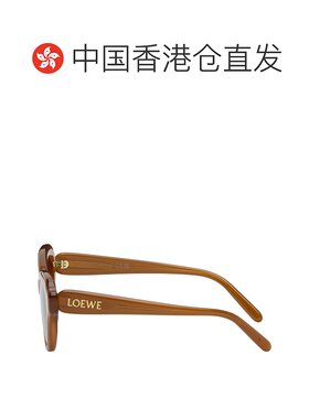 1h可退 香港直邮潮奢 LOEWE 罗意威 男士 橙色 Swan Slim 太阳镜