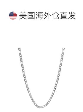 自营adornia6 毫米 Figaro 链银 24\