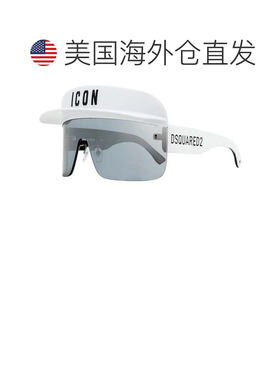 自营Dsquared2中性款标志遮阳太阳镜标志0001/S VK6T4白色99mm-VK