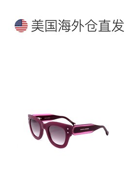 自营Carolina Herrera Women's Cyclamen 47mm Sunglasses - cycl