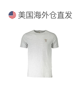 自营Aeronautica Militare Cotton Men's T-Shirt - gray 美国奥