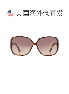 自营Guess Factory Brown Gradient Butterfly Ladies Sunglasses