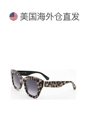 自营 Kate Spade女式49毫米黑色太阳镜-黑色 美国奥莱直发