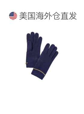 自营Portolano羊绒高科技手套-蓝色 美国奥莱直发