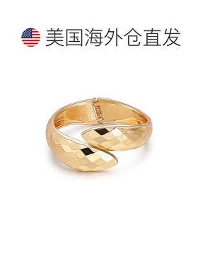 自营liv oliver18K 金刻面手镯 - 金色 美国奥莱直发