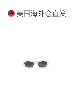 自营bottega veneta六角刻面醋酸纤维太阳眼镜-灰色 美国奥莱直发