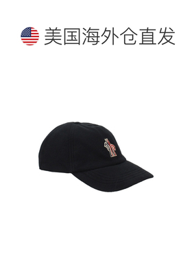 自营Moncler Polyester Cap (Baseball Men's Hat) - black 美国