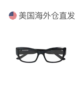 自营balenciagaBb0399o矩形黑色太阳镜-灰色 美国奥莱直发