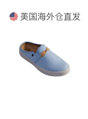 自营Men's Spenco Andrey SP1058CBL Mule  Blue Round Toe Slip