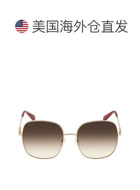 自营Salvatore Ferragamo Brown Gradient Square Ladies Sunglas
