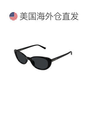 自营saint laurentSL 822 001 Shiny Black/Grey - shiny black