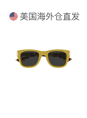 自营saint laurentSl 801 Bold Rectangular Sunglasses - grey