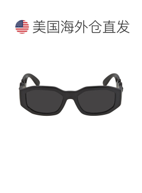 自营Versace Dark Gray Geometric Unisex Sunglasses VE4361 536