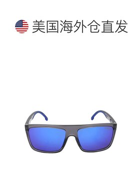 自营Carrera Blue Multilayer Browline Men's Sunglasses CARRER