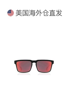 自营 spy间谍头盔Hd 673015209365方形太阳镜-黑红色 美国奥莱直