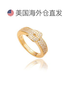 自营Suzy Levian Yellow Sterling Silver White Cubic Zirconia
