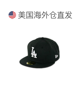 自营New Era 11591149: 洛杉矶道奇队基本黑色/白色59FI 美国奥