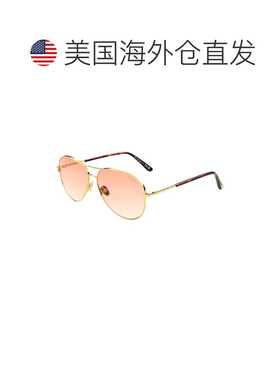 自营Tom Ford Unisex Clark 59mm太阳眼镜-黄色 美国奥莱直发