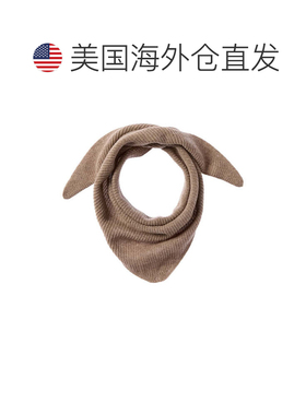 自营Phenix罗纹针织羊绒围巾-灰色 美国奥莱直发