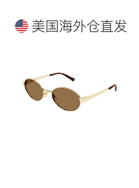 自营saint laurentSL692 004金色/棕色-金色 美国奥莱直发配饰
