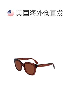 自营salvatore ferragamo菲拉格慕女式SS2000S 52mm太阳镜-棕色