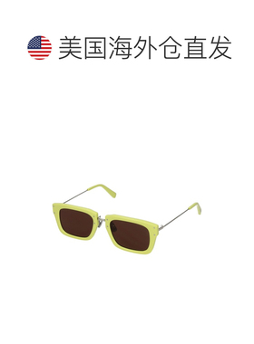 自营Jacquemus Acetate Women's Sunglasses - yellow 美国奥莱直
