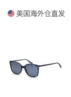 自营 polaroid宝丽来女士55mm蓝色太阳镜-蓝色 美国奥莱直发